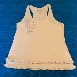DECREE Racerback Ruffle Top